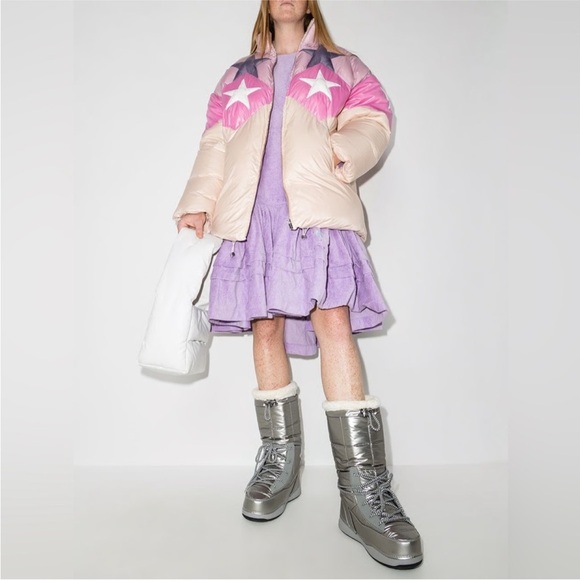 Miu Miu Star Motif Puffer Jacket